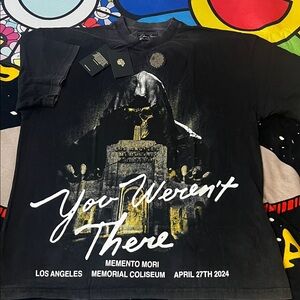 Darc Sport Shirt Mens M Black Memento Mori You Weren't There US Tour 2024